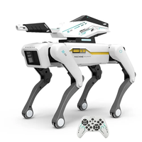 Perro electrónico mecánico, programación de mascotas, Robot Rc, apretón de manos, comando de voz inteligente interactivo, Control de aplicación, perro Robot de plástico