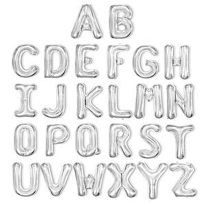 ลูกโป่งฟอยล์อะลูมิเนียมรูปตัวเลขและตัวอักษร ขนาด 16 นิ้ว 32 นิ้ว สำหรับตกแต่งฉากวันหยุดคริสต์มาส งานวันเกิด วันวาเลนไทน์ และวันหยุดอื่นๆ - Product Image 4