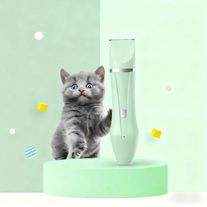 Kit de toilettage pour animaux de compagnie professionnel 4 en 1, électrique, sûr, en acier inoxydable et en plastique, tondeuses et coupe-griffes pour poils épais et emmêlés - Product Image 6