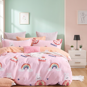 Wholesale 4 Pcs Twin Size Printed <b>Bed</b> <b>Sheet</b> Set Customizable Animal Pattern Badssheets/Bedsheets - Product Image 3
