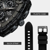 Montres pour hommes NAVIFORCE 6101, de haute qualité, sportives, quartz, étanches à 50 m, bracelet en silicone, date, montres originales pour hommes