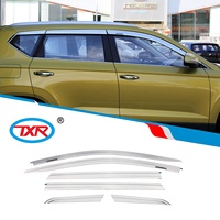 ABS qualité Auto porte fenêtre bouclier voiture visière Chrome pare-soleil déflecteurs de pluie voiture Protection extérieure pour Jetta VS5 2019-