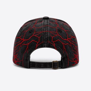 Wholesale Custom Logo Raw Edge Applique <b>Flat</b> Embroidery Washed Heavy Denim 6 Panel Baseball Cap Vintage Dad <b>Hat</b> Manufacturer - Product Image 5