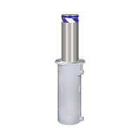 Borne de sécurité hydraulique rétractable automatique avec bande LED, hauteur de levée 600 mm, forme ronde/carrée, système de barrière de sécurité Karsun JS-S818 pour le trafic