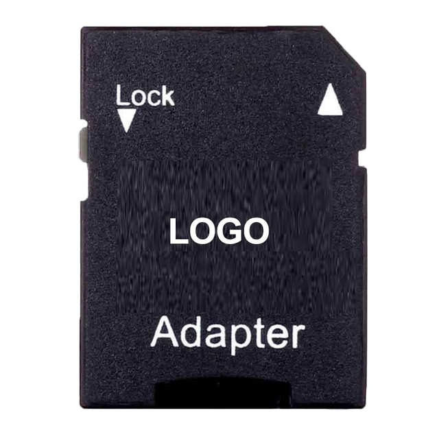 Custom LOGO Mini SD & TF Card Adapter Plastic Memory Card Adapter Compatible with GPS