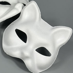 80 Máscaras Blancas Para Pintar DIY | Cartón Resistente, 18.5x6.5 Cm – Ideales Para Fiestas, Cosplay Y Manualidades