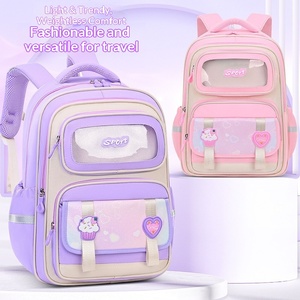 Mochila Escolar <span class=keywords><strong>de</strong></span> Nailon Ligera y Transpirable con Diseño <span class=keywords><strong>de</strong></span> Dibujos Animados Personalizados para Niñas, Mochila Escolar para Niños - Product Image 2