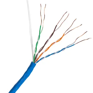 CAT5e - UTP - 0.5x4P digitale twisted pair cavo lan con basso fumo giacca libera alogena blu