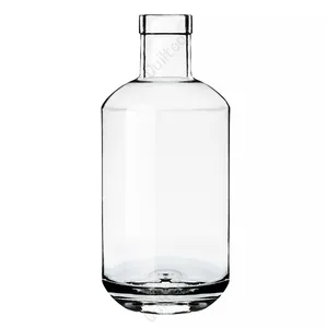 Tùy Chỉnh Thiết Kế Hình Dạng PACHO 500Ml 700Ml 750Ml Whisky Chai Rượu Vodka Whisky Rượu Gin Garrafa La Spirit Chai Thủy Tinh - Product Image 1