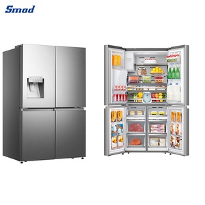 ตู้เย็นสแตนเลสแบบประตูฝรั่งเศส Smad Oem ระบบ No Frost ควบคุมด้วยระบบสัมผัส 4 ประตู - Product Image 3