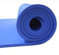 Tapis de yoga NBR écologiques de 10 mm d'épaisseur, doux, de haute qualité, prix de gros, vente chaude avec sangle de transport