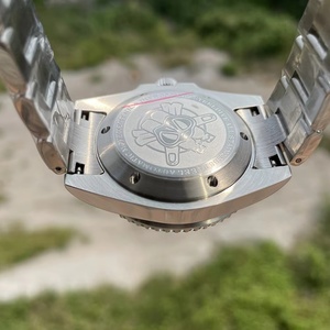 Montre automatique SD1953 avec cadran noir, lunette en céramique verte, NH35, étanche à 300 m, verre saphir, montres de plongée pour hommes - Product Image 5