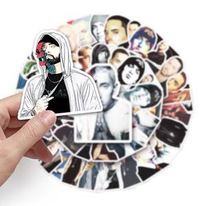 50 Pezzi di Adesivi Graffiti del Famoso Rapper <span class=keywords><strong>Eminem</strong></span> per Laptop, Skateboard, Bottiglie, Impermeabili, Stile Hip Hop - Product Image 6