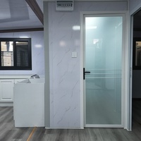 Maison conteneur préfabriquée extensible populaire de 20 pieds, en panneaux sandwich d'acier, maison modulaire personnalisée pour le propriétaire d'un café