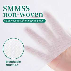 Hotelqualität Einweg-Bettwäsche aus Vliesstoff, 4-teilig, verdickt, wasserdicht, reißfest, für frequentierte Gästezimmer, Großpackung OEM - Product Image 2