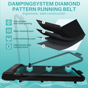 <span class=keywords><strong>2</strong></span>-in-1 faltbares und tragbares elektrisches Laufband Home/Office Under Desk Walking Pad mit fern gesteuertem Herzfrequenz test-ohne - Product Image 3