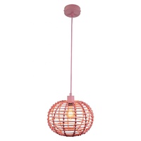 Nouvelle tendance, lampe suspendue en rotin faite à la main, lanterne de style chinois, lampe suspendue pour la maison, le café, le restaurant, l'hôtel
