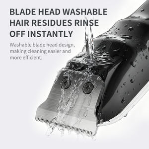 Rasoio Elettrico Trasparente da Uomo per Barba, <span class=keywords><strong>Tagliacapelli</strong></span> Cordless con <span class=keywords><strong>Pettine</strong></span> Regolabile, Kit <span class=keywords><strong>Tagliacapelli</strong></span> Elettrico per Uso Domestico - Product Image 5