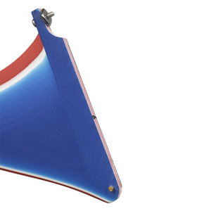 Aileron de surf LCO-SPORT 9 pouces en fibre de verre, dégradé 3 couleurs, pour paddleboard SUP et sports nautiques - Product Image 2