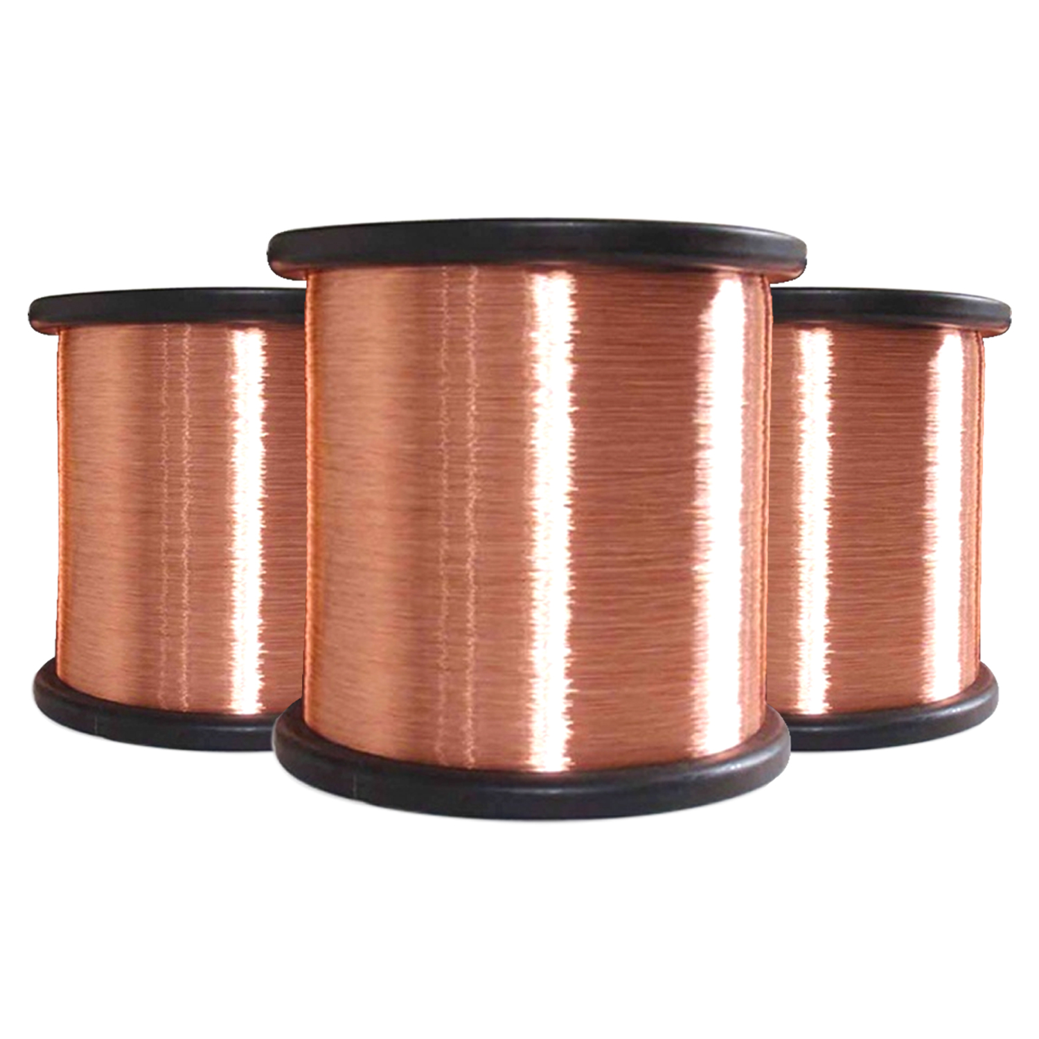 10%-15% CCA Customization Bare Copper Clad Aluminum Wire 0.12mm 0.14mm