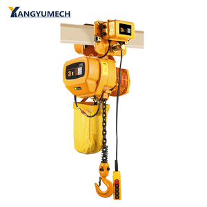 Palans électriques à chaîne certifiés CE, vente directe d'usine, avec chariot, capacité de 3 tonnes, adaptés à diverses grues - Product Image 1