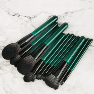 Juego de <span class=keywords><strong>brochas</strong></span> de maquillaje verde perla, herramientas de maquillaje, sombra de ojos, delineador de ojos, pincel <span class=keywords><strong>corrector</strong></span>, 12 Uds. - Product Image 6
