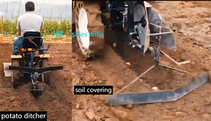 Mise à niveau serre de jardin 4X4 mini tracteur 15hp 10hp rotoculteur rotatif usine CE <span class=keywords><strong>pas</strong></span> <span class=keywords><strong>cher</strong></span> Ditcher sillons désherbage remorque paillage - Product Image 5