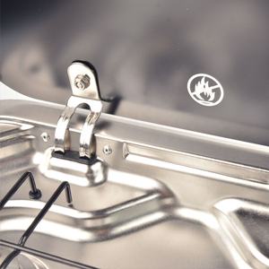 HEYRV <strong>RV</strong> Accessories Kitchen Stainless Steel Tools Belt Tempered Camper Caravan Gas Stove 2*1.35KW - Product Image 5