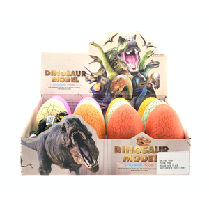6 styles d'œufs de dinosaure à assembler, figurines d'animaux préhistoriques, jouet éducatif de puzzle pour enfants, jeu d'imitation d'intérieur, cadeau - Product Image 3