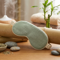 Masque de sommeil en bambou écologique, antibactérien, doux pour les yeux, pour peaux sensibles, avec couleurs et tailles personnalisables, utilisable en toutes saisons