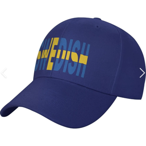 Sweden 2026 Soccer Tournament National Flag Baseball Cap Adjustable <strong>Denim</strong> Cap Plain Baseball Hat for People Outdoor Sports Caps - Product Image 1