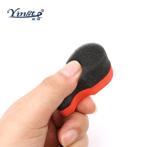 Yinste Sponge Shoe Polish Pad Soft <b>Round</b> For Leather Care And Stain Removal - Product Image 1