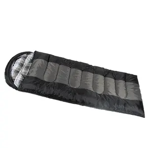 E-RIKE 야외 봉투 캠핑 방수 침낭 성인용 맞춤형 로고 침낭 추운 날씨와 따뜻한 4 계절