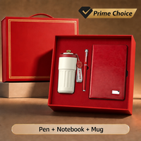 Hot Corporate Geschenkbox-Set Smart Thermos Cup Pen A5 Hardcover Notebook Benutzer definiertes Logo Besprechung artikel Luxus Business Geschenkset