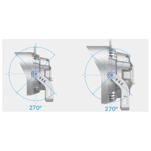 Projecteur LED hexagonal à très haut lumen IP66 AC, éclairage extérieur longue portée pour les rues, les stades, les aéroports - Product Image 3