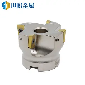 Aluminum Alloy Right Angle Milling Cutter 400R-80-27-5T Face Milling Cutter For APMT1604