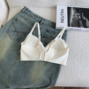 Women's Summer Everyday Comfort Solid Eco-Friendly Wire Free Push-Up Breathable Quick Dry Full Cup U-Back T-Shirt <strong>Bra</strong> <strong>Pullover</strong> - Product Image 4
