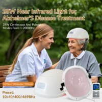 Casque PBM 1070nm pour thérapie par lumière infrarouge proche, 280 diodes, stimulateur cérébral 40Hz pour l'épilepsie, Parkinson et les nerfs