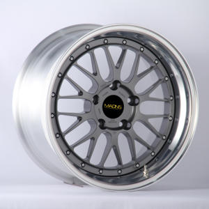 Jantes en alliage d'aluminium forgé Wheelshome 18-26 pouces, personnalisées, à profil profond, 2 ou 3 pièces, pour voitures de tourisme, nouveau style pour <span class=keywords><strong>BBS</strong></span> <span class=keywords><strong>LM</strong></span> - Product Image 1