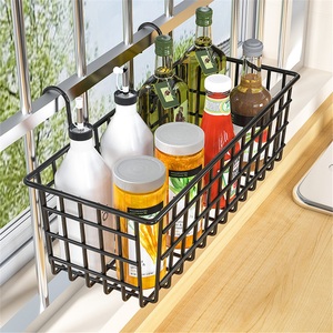 Panier de rangement suspendu moderne pour balcon de cuisine d'hôtel, avec design écologique pour montage sur rebord de fenêtre et garde-corps - Product Image 2