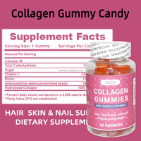 Groothandel Cube Collageen Gummies Biotine Vitamine C Fruitig voor Haar Nagels Ondersteuning Bulk Beauty Gummy