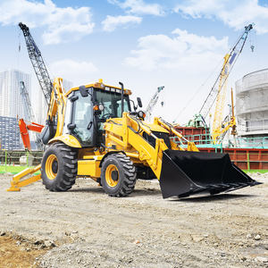 Livraison gratuite Chargeuse-pelleteuse Hengwang pour travaux de terrassement 4x4 Diesel 8 tonnes Chargeuse-pelleteuse sur roues avec moteur EPA - Product Image 3