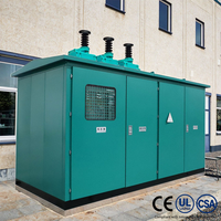 Transformateur de sous-station intelligent compact triphasé série YBG 2000 Kva 3600 Kva 35kv entièrement scellé certifié IEC