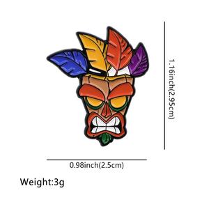 Broche de Esmalte Suave con Personaje del Juego <span class=keywords><strong>Crash</strong></span> Bandicoot, de Aleación de Zinc, para Decoración de Ropa y Mochilas, Envío Inmediato, Venta al por Mayor - Product Image 5