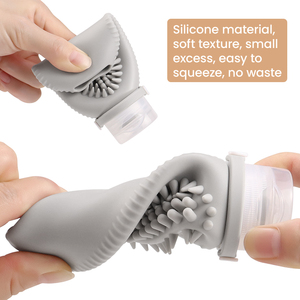 Botella Portátil de Silicona Reutilizable de 100 ml para Viajes y Vida en Autocaravanas (Rellena Lociones y Líquidos) - Product Image 5