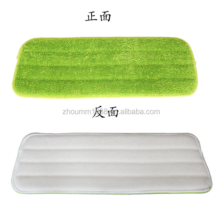 Dry and wet Dual use hand-free spray water mop replacement cl Microfiber mop clothoth Microfiber mop cloth