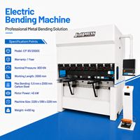 Prensa Plegadora CNC Eléctrica de Alta Precisión, 90 Toneladas, 2000 mm, Servoaccionamiento, Bajo Consumo de Energía, Equipo para Doblar Láminas Metálicas