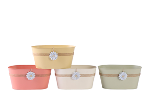 Vasi per Fiori in Ferro Ecologici a Forma di Tazza di Caffè, Resistenti e Verniciati a Polvere, Fioriere Sospese per Decorazione Casa e Giardino - Product Image 6