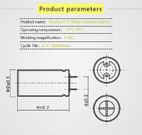 GEB 6000 Cycle LTO 18650 2.4V 1300mAh 1500mAh 10C Factory High Rate Rechargeable Titanate Battery for Solar Energy Storage 2