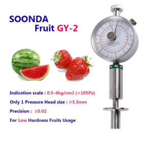 Tester di Durezza Portatile per Frutta <span class=keywords><strong>GY</strong></span>-<span class=keywords><strong>3</strong></span> Penetrometro per Mele Pere Uva Arance - Product Image 6